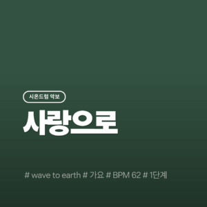 사랑으로 - wave to earth