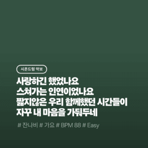사랑하긴 했었나요(Easy) - 잔나비