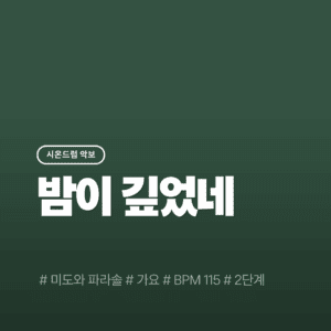 밤이 깊었네 - 미도와 파라솔