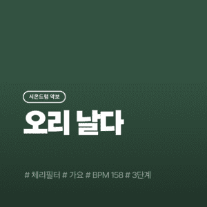 오리 날다(3단계) - 체리필터