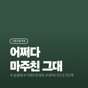 어쩌다 마주친 그대 - 송골매